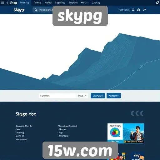 Avaliação da interface do usuário do site skypg